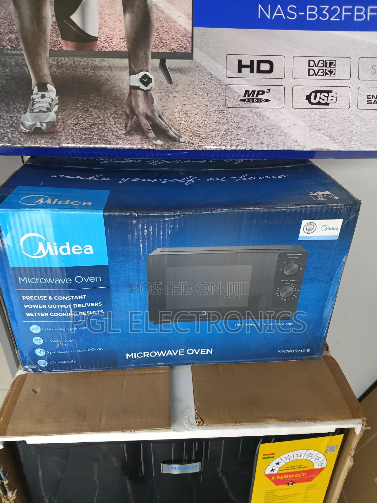 Midea-20ltr-Microwave-Solo-Mm7p012mz-B