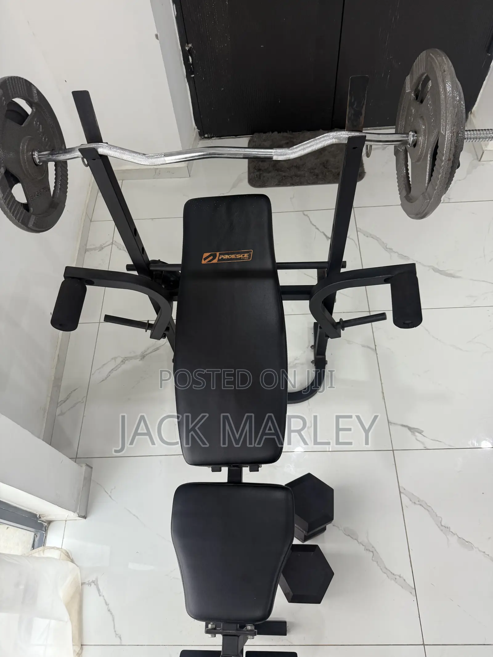 Complete Home Gym Set – Bench, Barbell, Weights Dumbbells