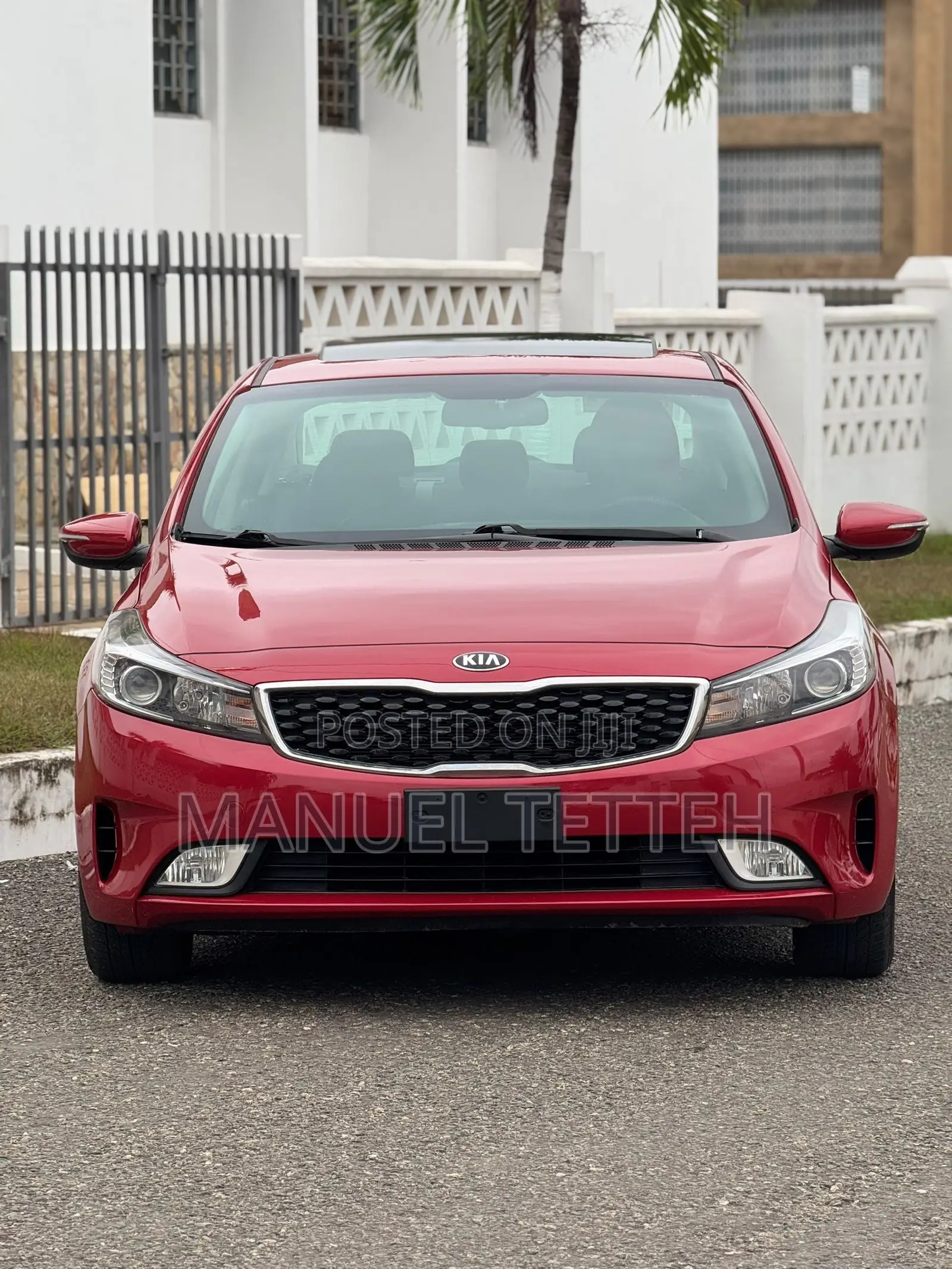 Kia Forte EX Sedan 2017 Red
