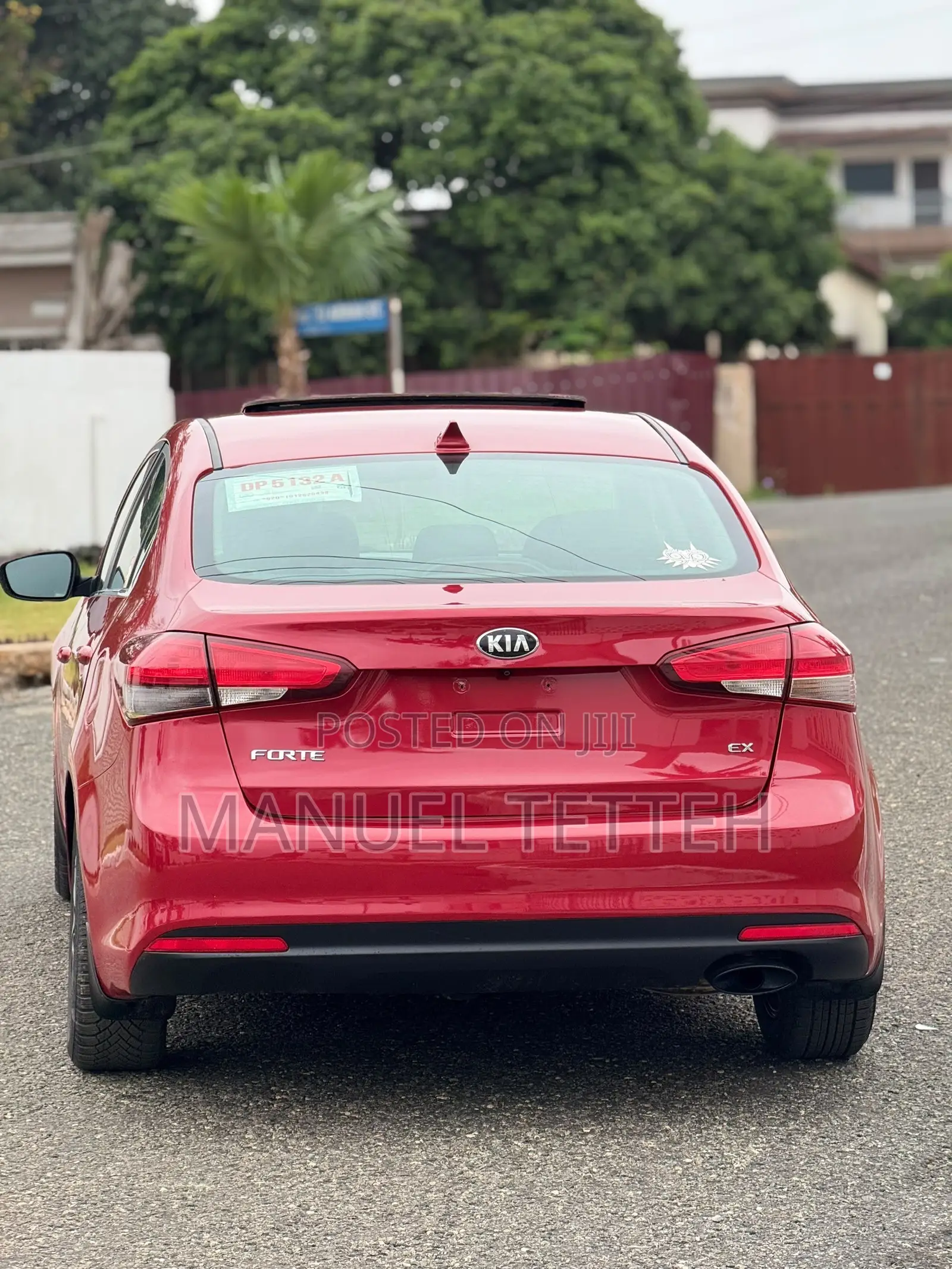 Kia Forte EX Sedan 2017 Red