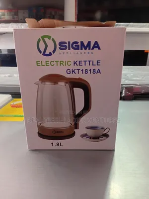 Sigma Electric Kettle 1.8L Easy to Use Kettle
