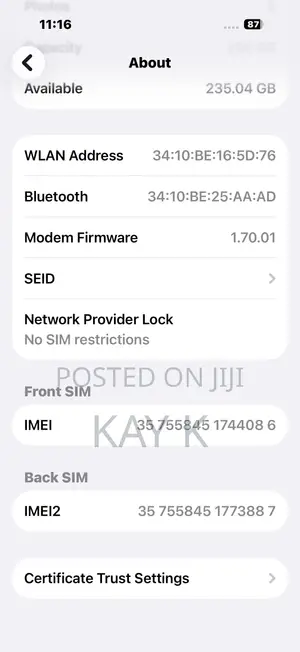Apple iPhone 17 256 GB Black