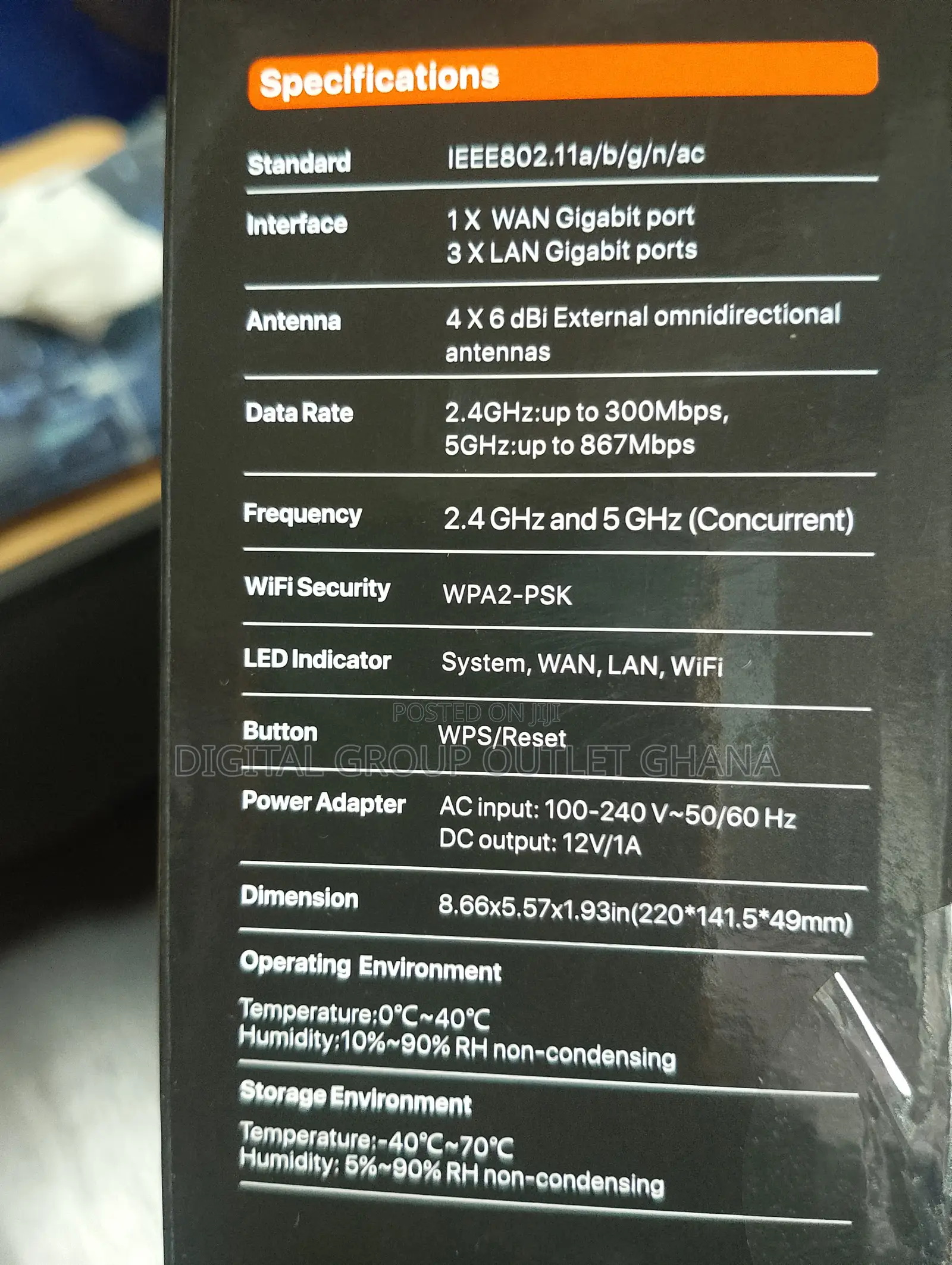 Tenda AC1200 - MU-MIMO Dual Band Gigabit WiFi Router