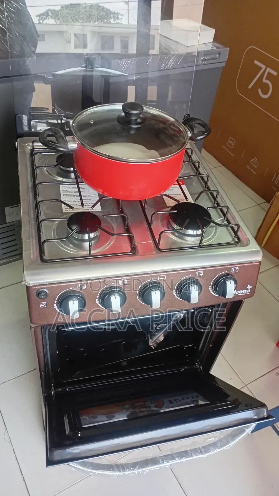 Comfortable Dish, Icona 50/50 Gas Burner