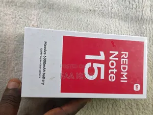 New Xiaomi Redmi Note 15 256 GB Black