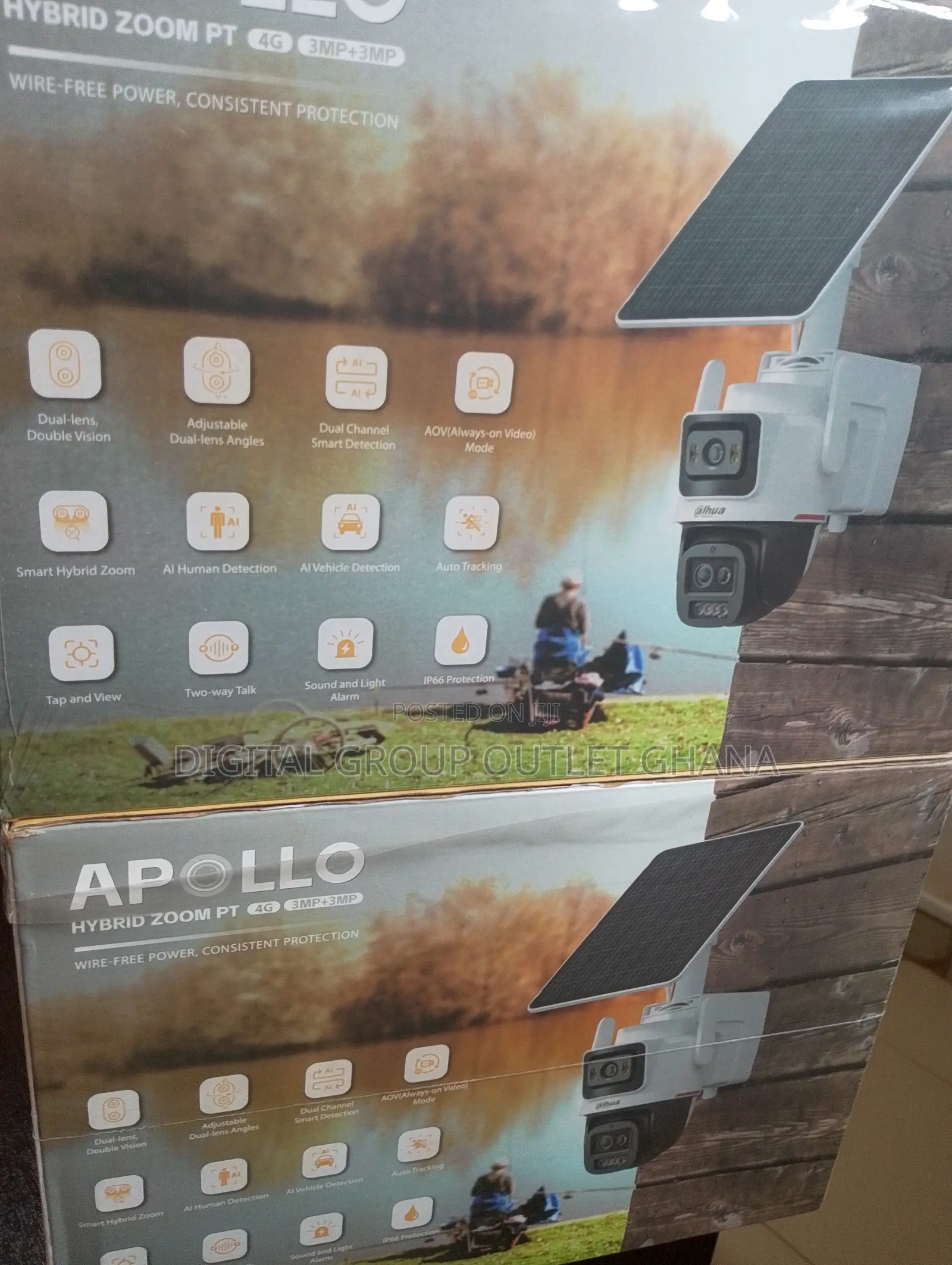 Dahua Apollo Hybrid Zoom PT 4G Solar Camera