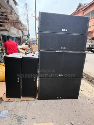 GLS Professional Pro-Audio Line Array and Subwoofer Sound System Setup