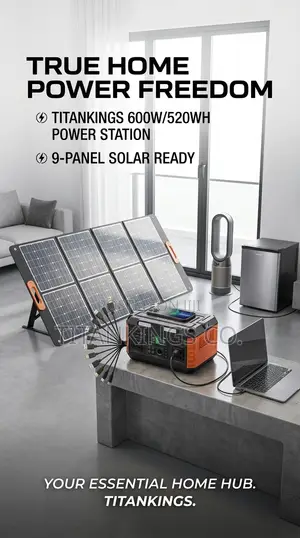 600w Power Station With 100w Panel