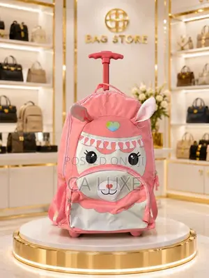 Quality Kids Trolley Backpack Bag School/Travel Bag