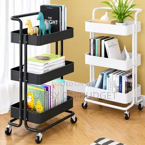 3 Tier All Metal Trolley- Multipurpose