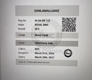 Royal Motorcycle 2025 Red