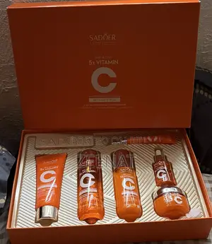Sadoer 5x Vitamin C Brightening Skincare Set (5-in-1 Box)