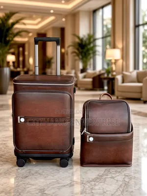 Luxury Genuine Leather Bag Travelling Set - Travelling in Class!!