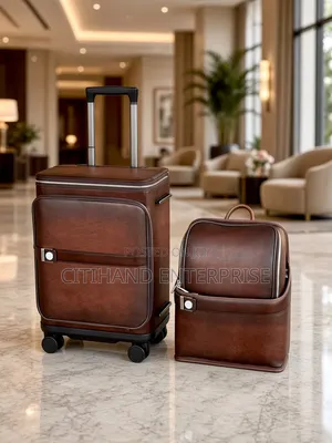 Luxury Genuine Leather Bag Travelling Set - Travelling in Class!!