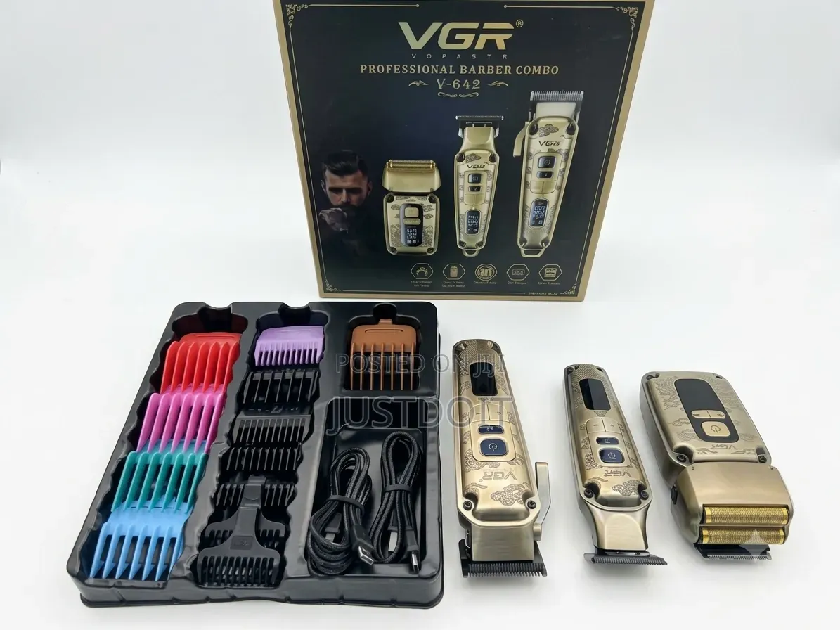 VGR 642 Professional Clipper and Smoothener Set
