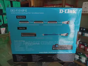 Dlink Des-F1010p-E 10 Port Gigabit Poe+surveillance Switch