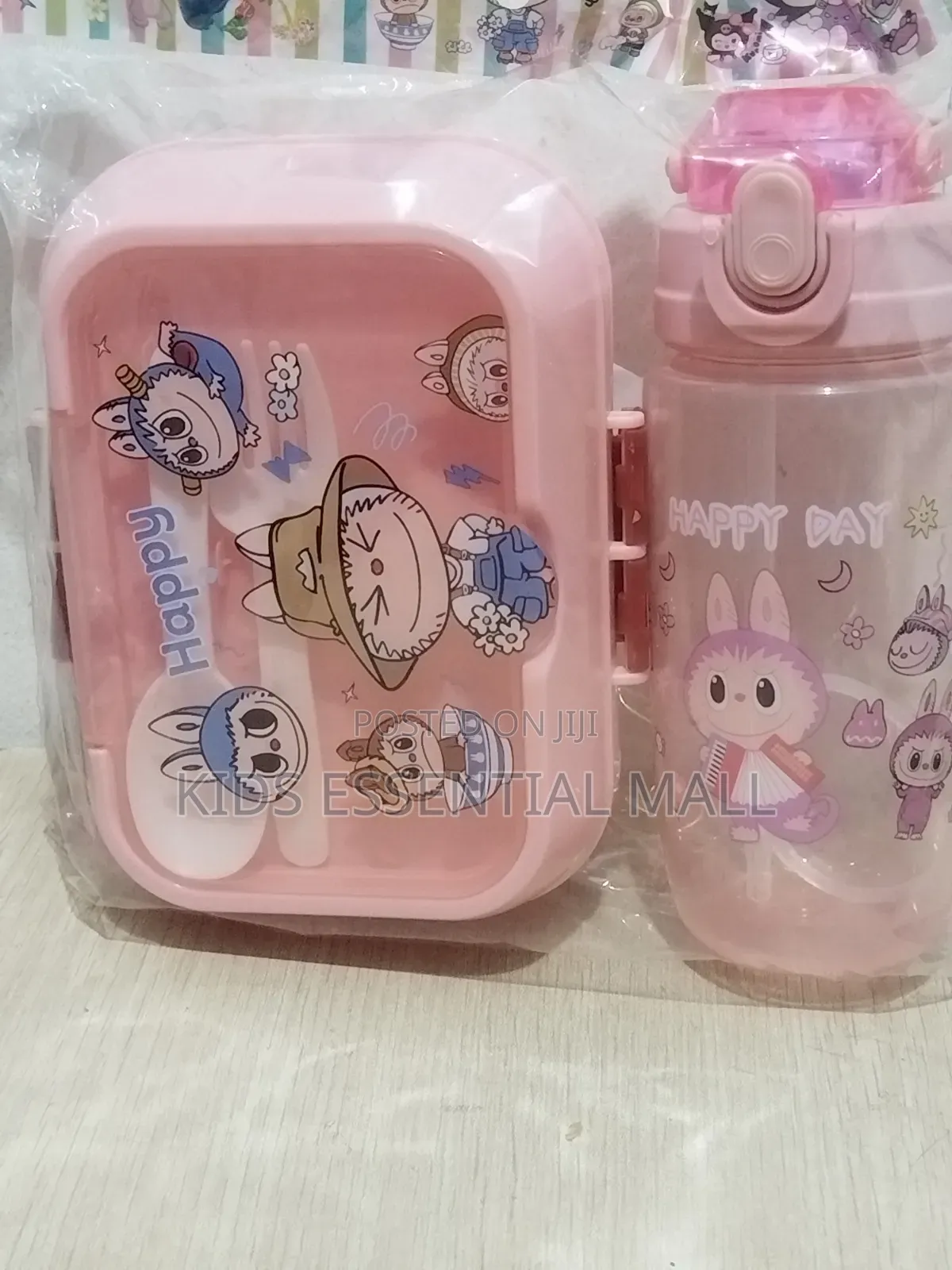 Labubu Lunch Bowl and Water Bottle