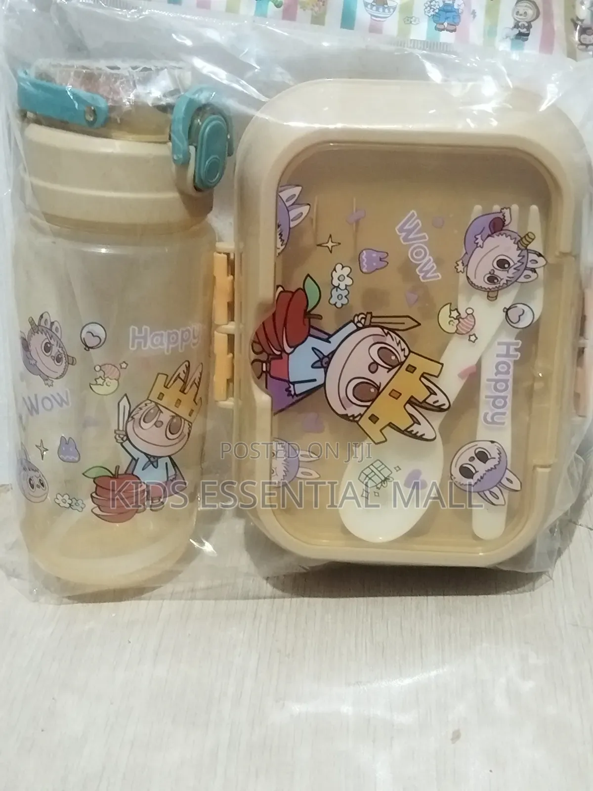 Labubu Lunch Bowl and Water Bottle
