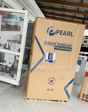 Brand New Pearl 690 Liters Double Door (Glass Display) Black