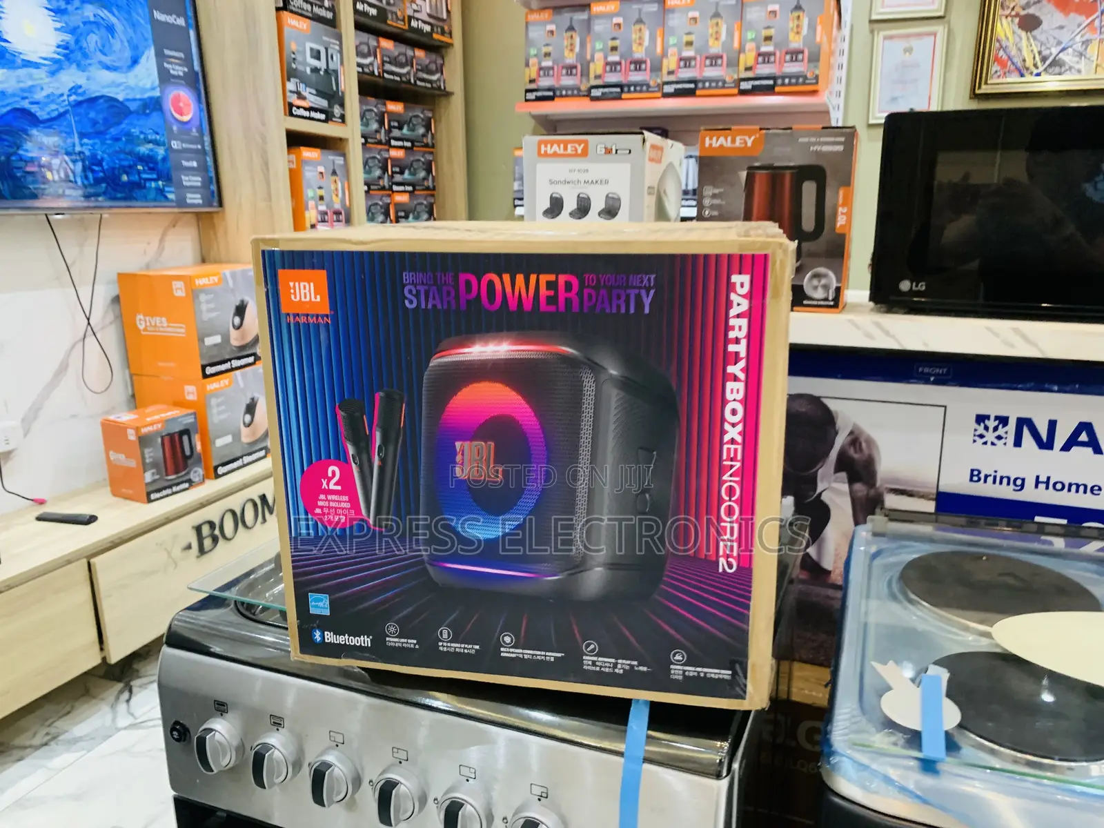 Lovely New JBL PartyBox Encore 2 | Portable Party Speaker Without Mic