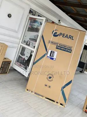 Top Choice Pearl 690 Liters Double Door (Glass Display) Black