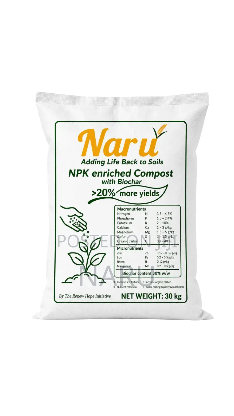 Compost Biochar Blend