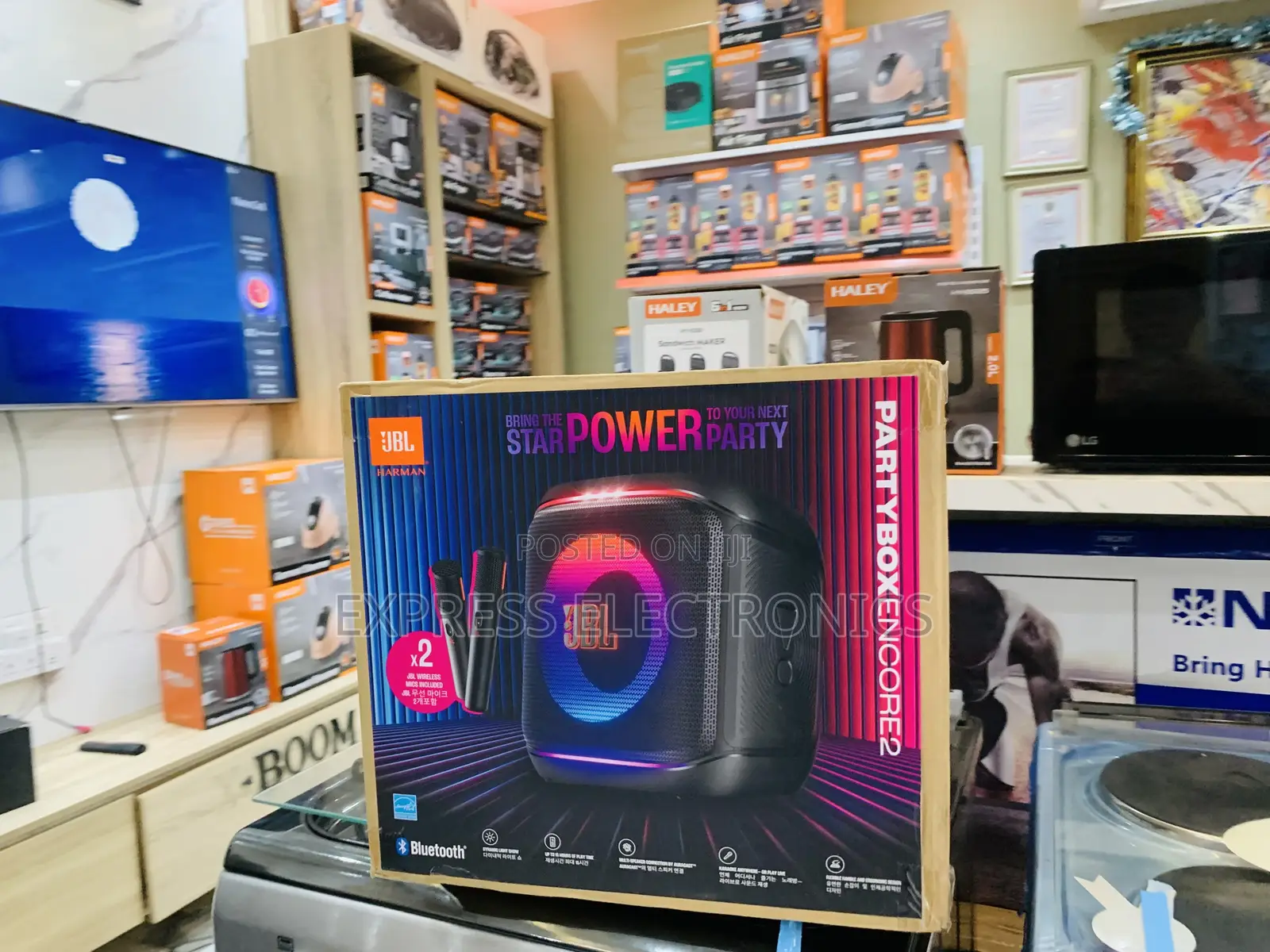 Very Cool JBL Partybox Encore Bluetooth Speaker Without Mic 