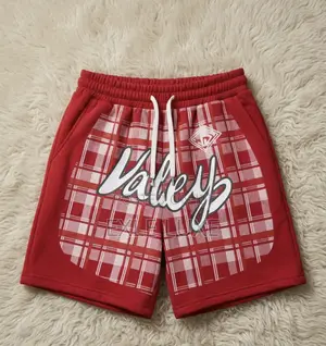 Red White Plaid “Valley” Shorts