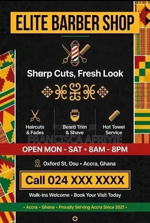 Professional Flyers/ Logo / Poster Design- GH¢ 30.00 Fast Delivery