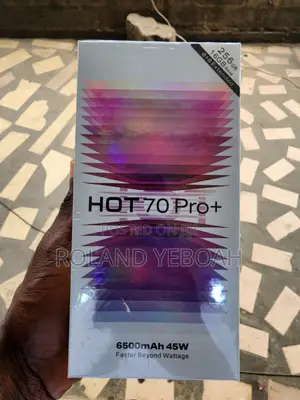New Infinix Hot 70 Pro 5G+ 256 GB Black