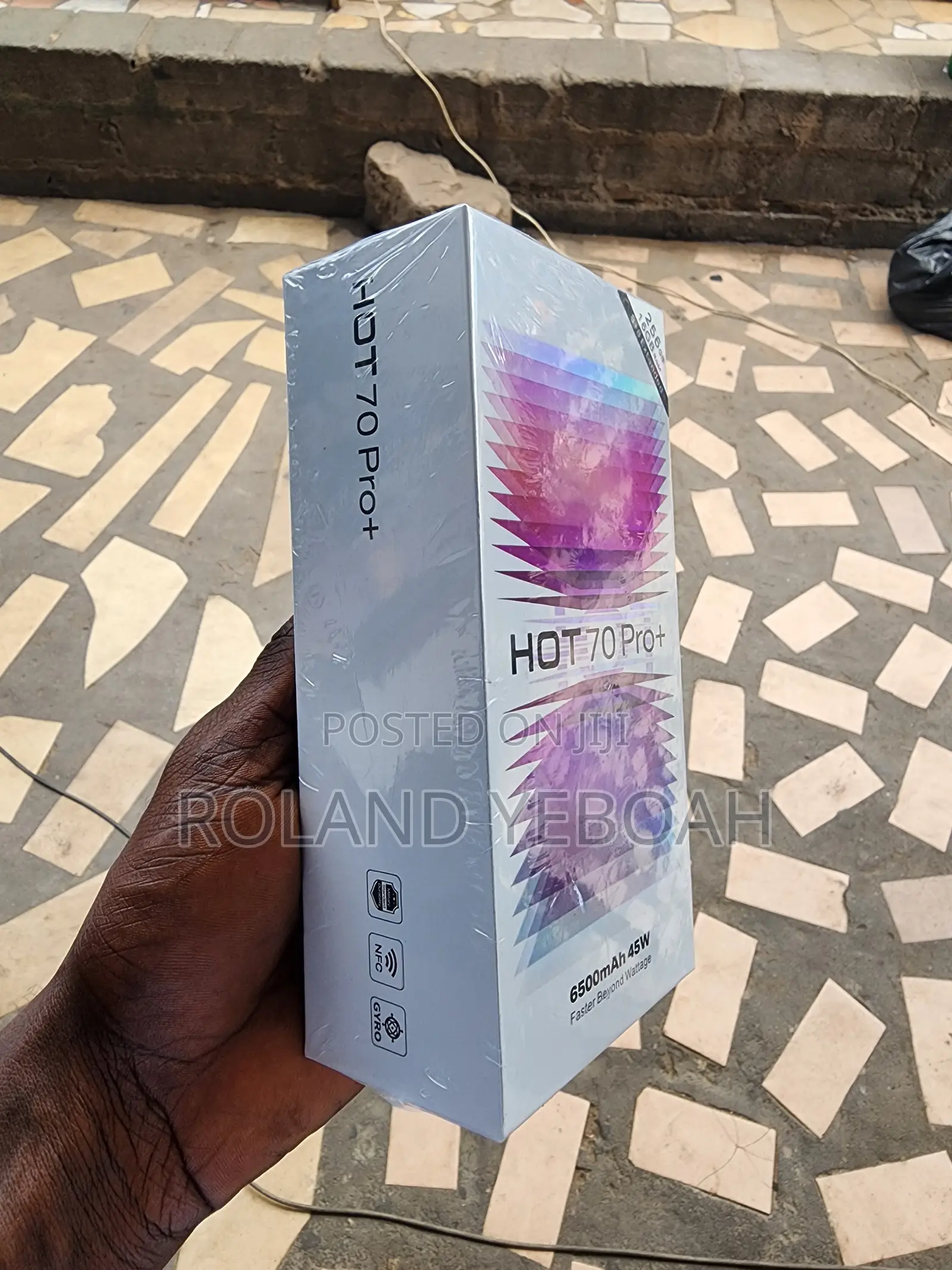 New Infinix Hot 70 Pro 5G+ 256 GB Black