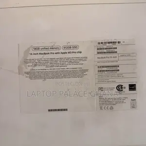 New Laptop Apple MacBook Pro 18GB Apple M3 Pro SSD 512GB