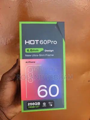 New Infinix Hot 60 Pro 256 GB Black