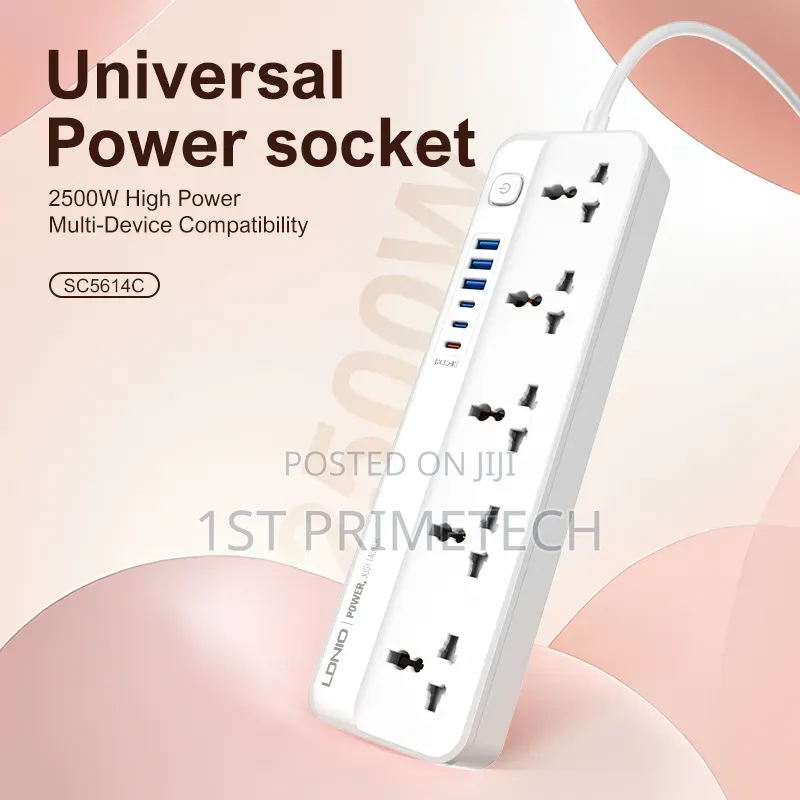 Ldnio 5 Port Power Extension Ldnio (Sc5614c)