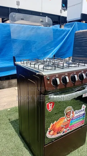 Brand New 4 Burner Gas Cooker – Icona Quality Style