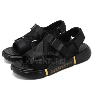 Comfortable Outdoor Summer Casual Slide Men Sandals - Black