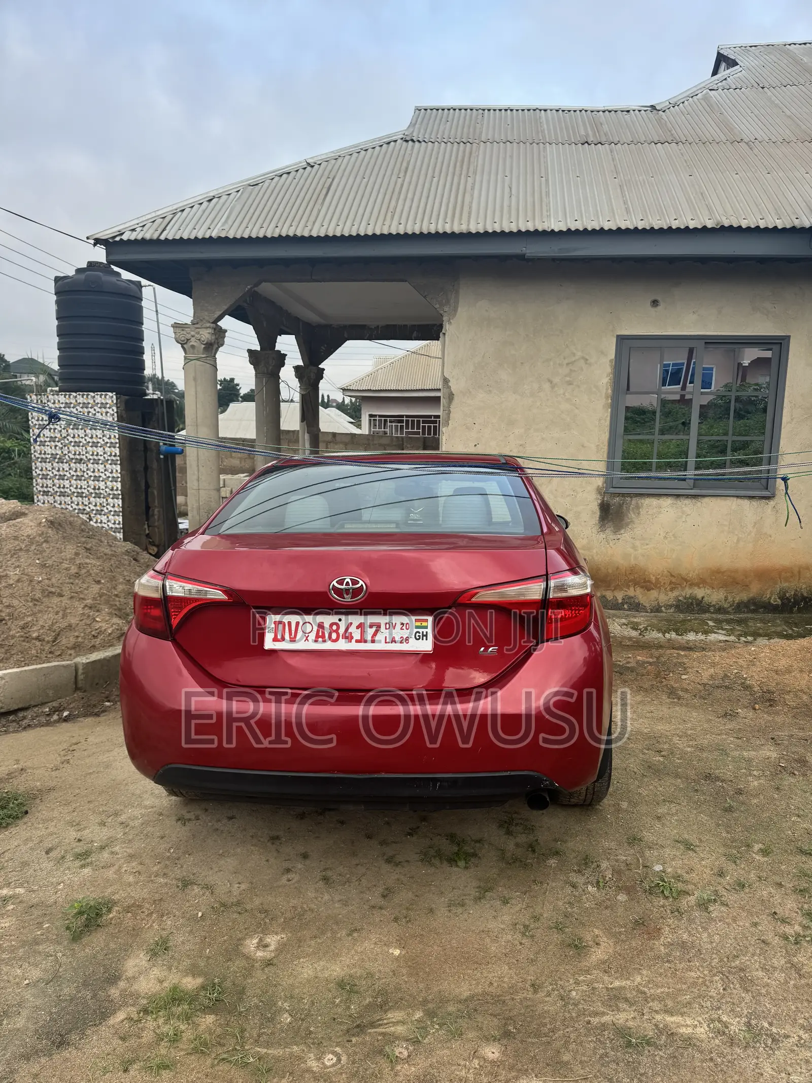 Toyota Corolla L 4dr Sedan (1.8L 4cyl Manual) 2016 Red