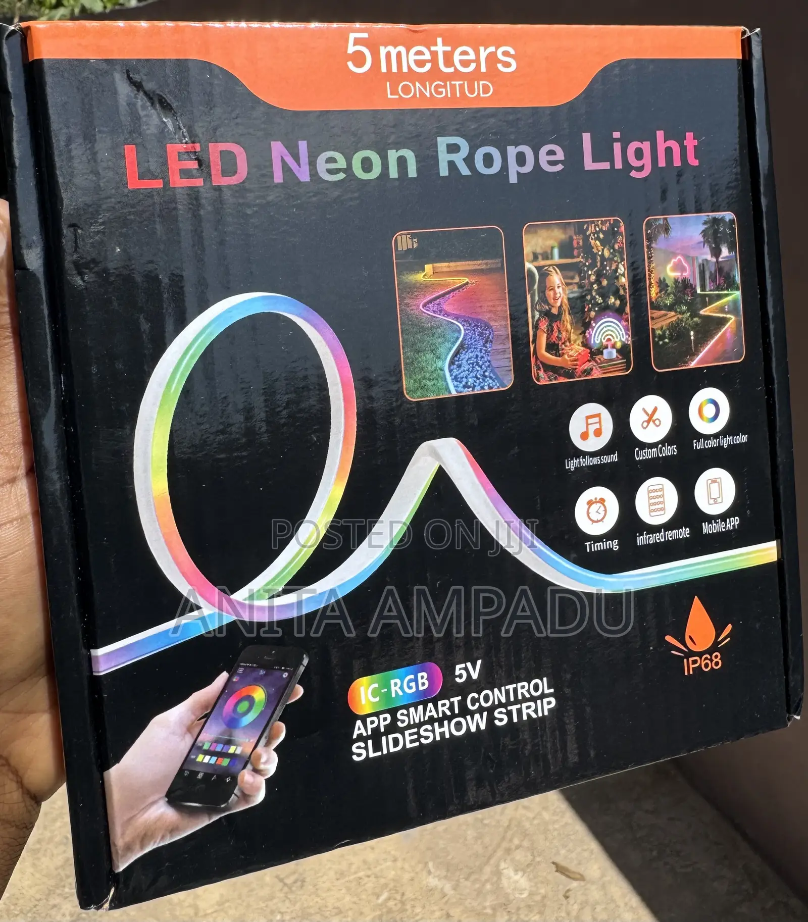 5m Led Neon Rope Light