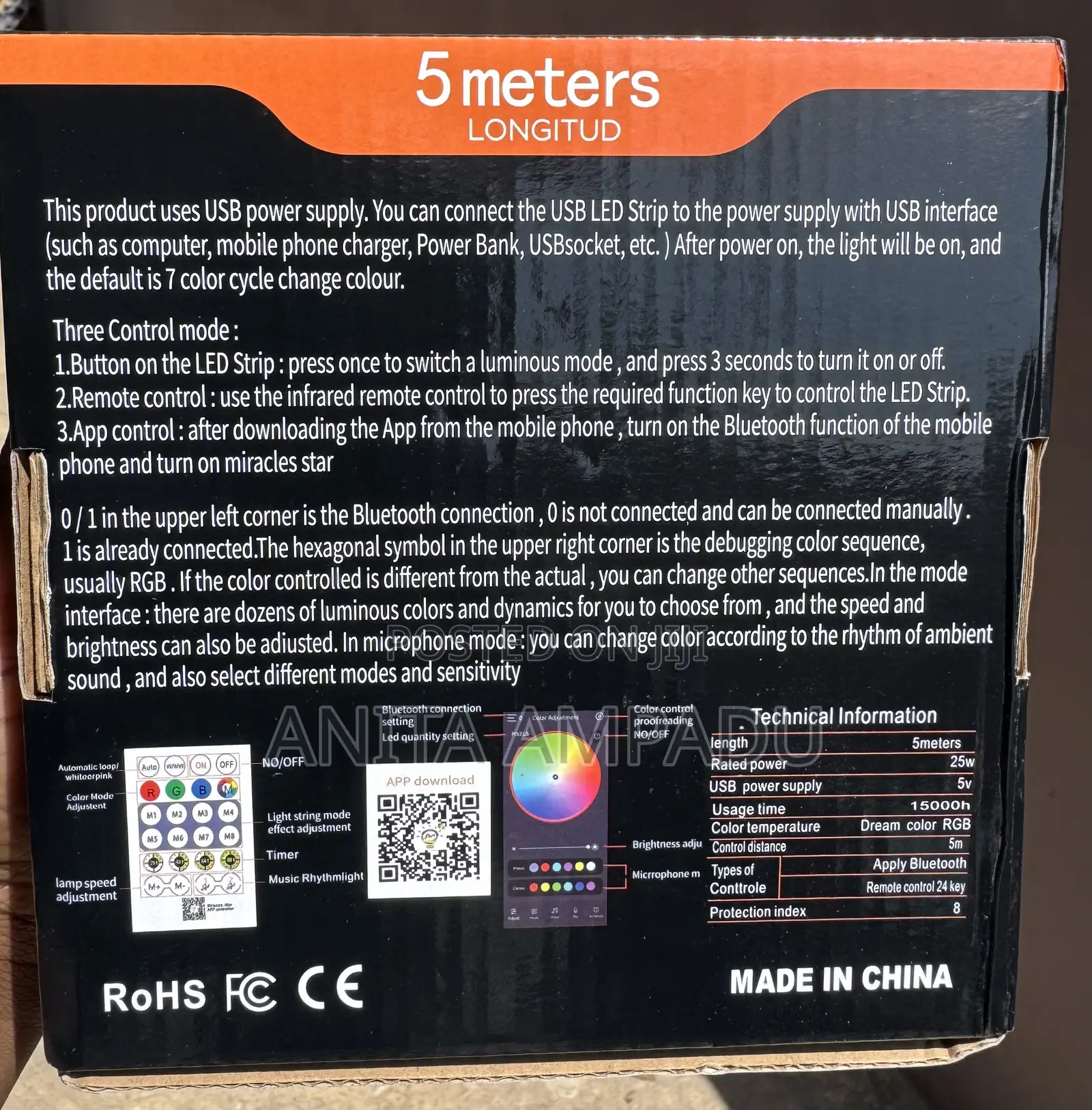 5m Led Neon Rope Light