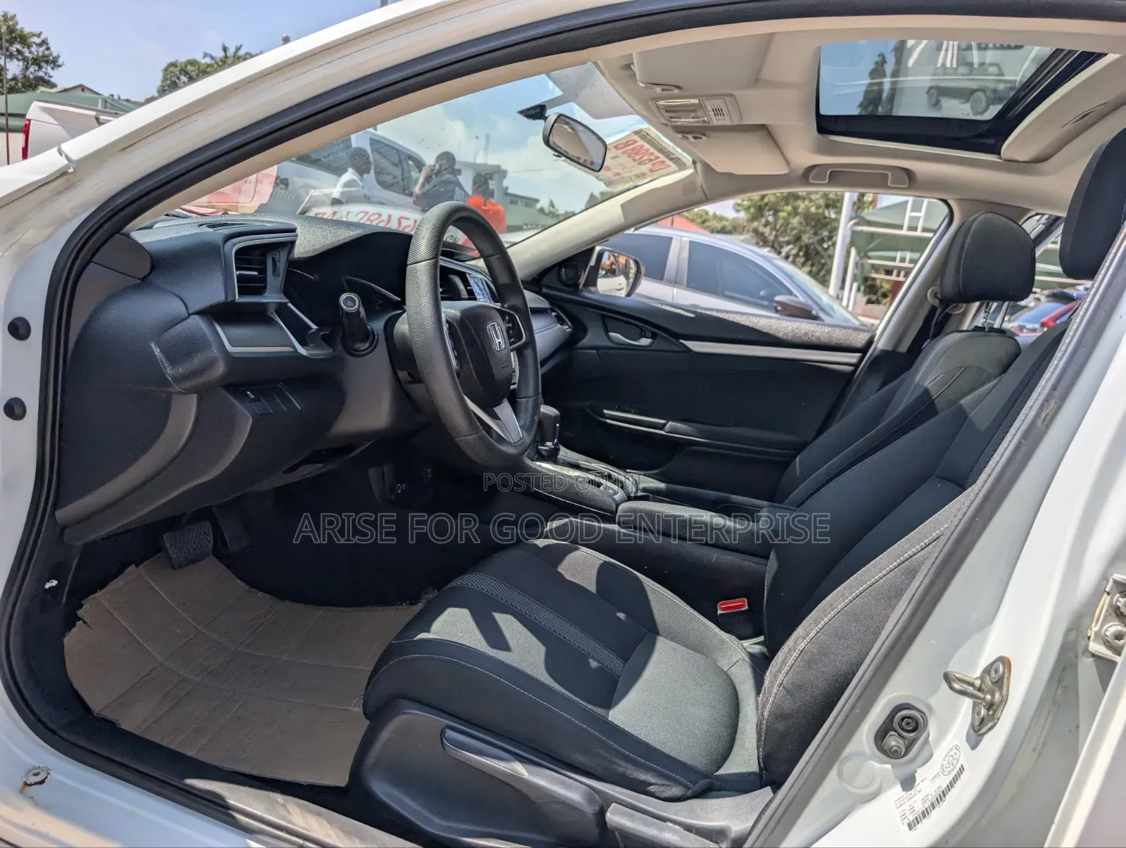 Honda Civic EX 4dr Sedan (1.5L 4cyl) 2016 White