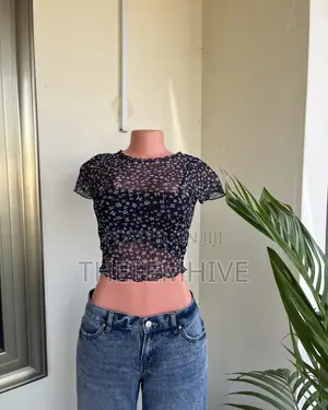 Black Primark Mesh Top