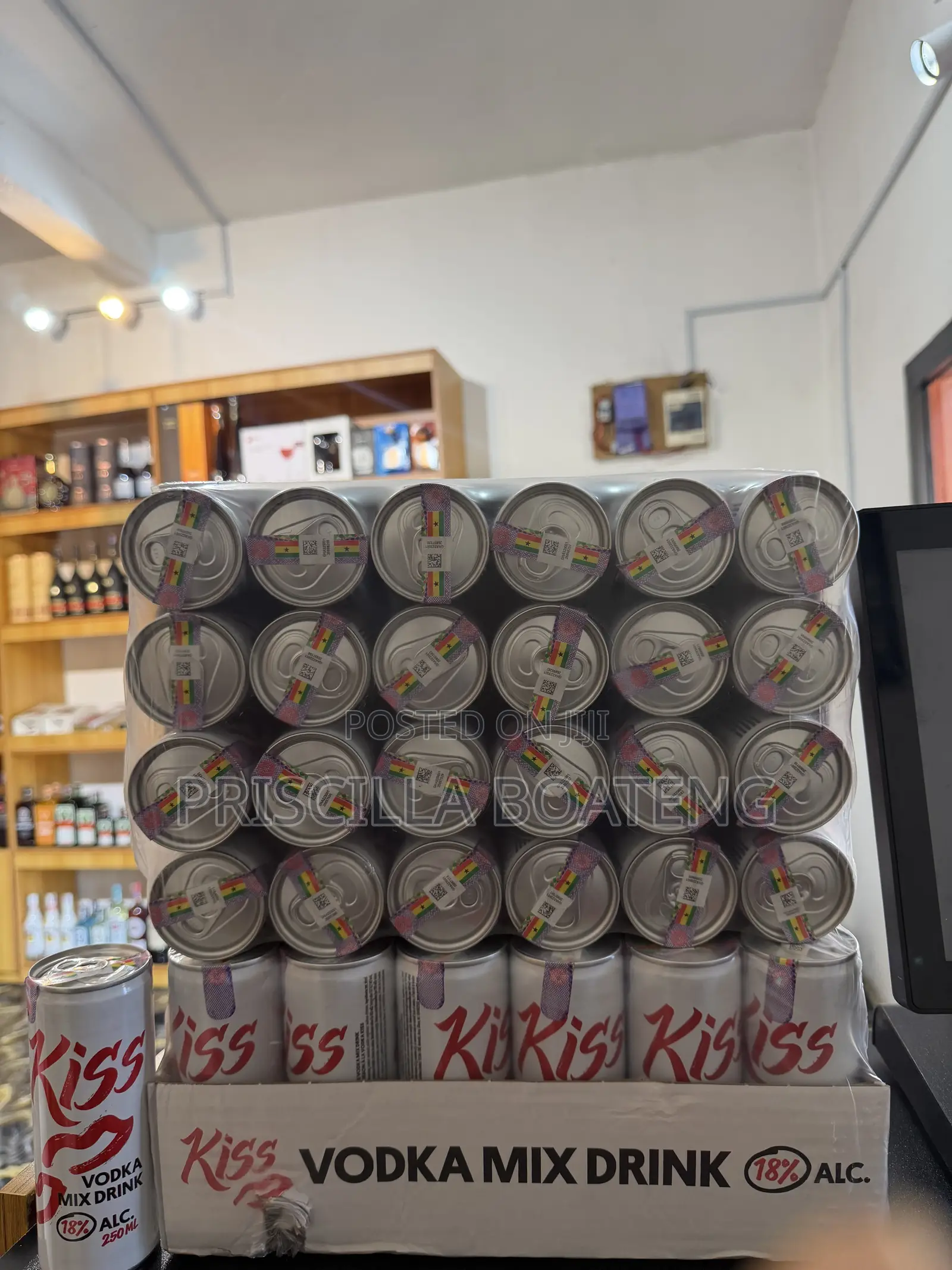 Kiss Vodka 250ml Pack of 24