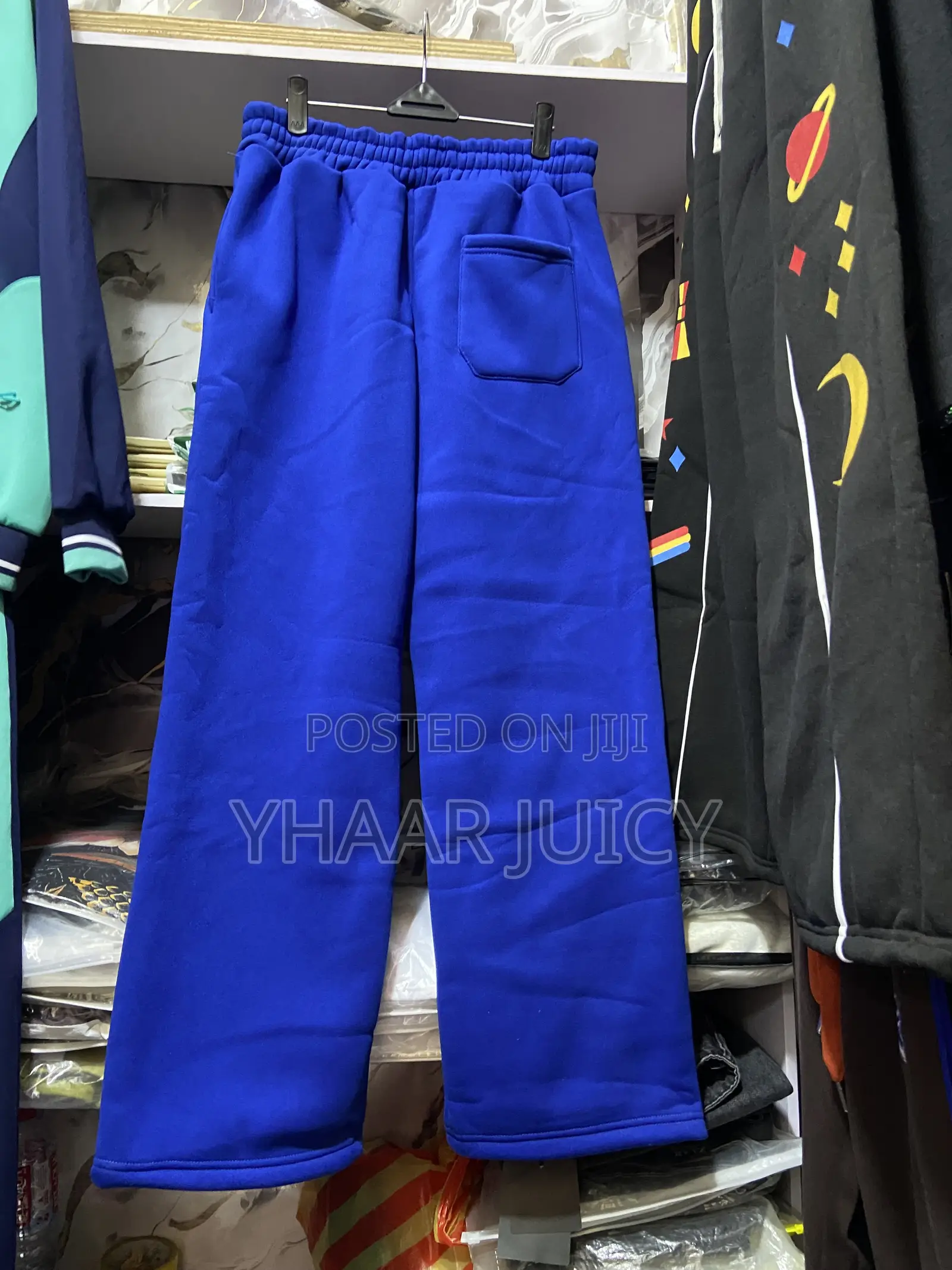 Blue Design Jogger Pants