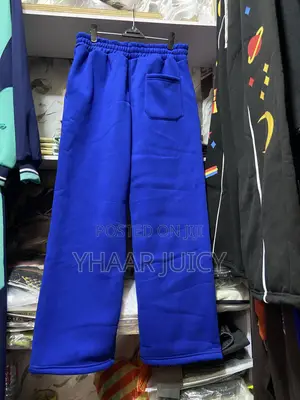 Blue Design Jogger Pants
