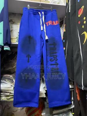 Blue Design Jogger Pants