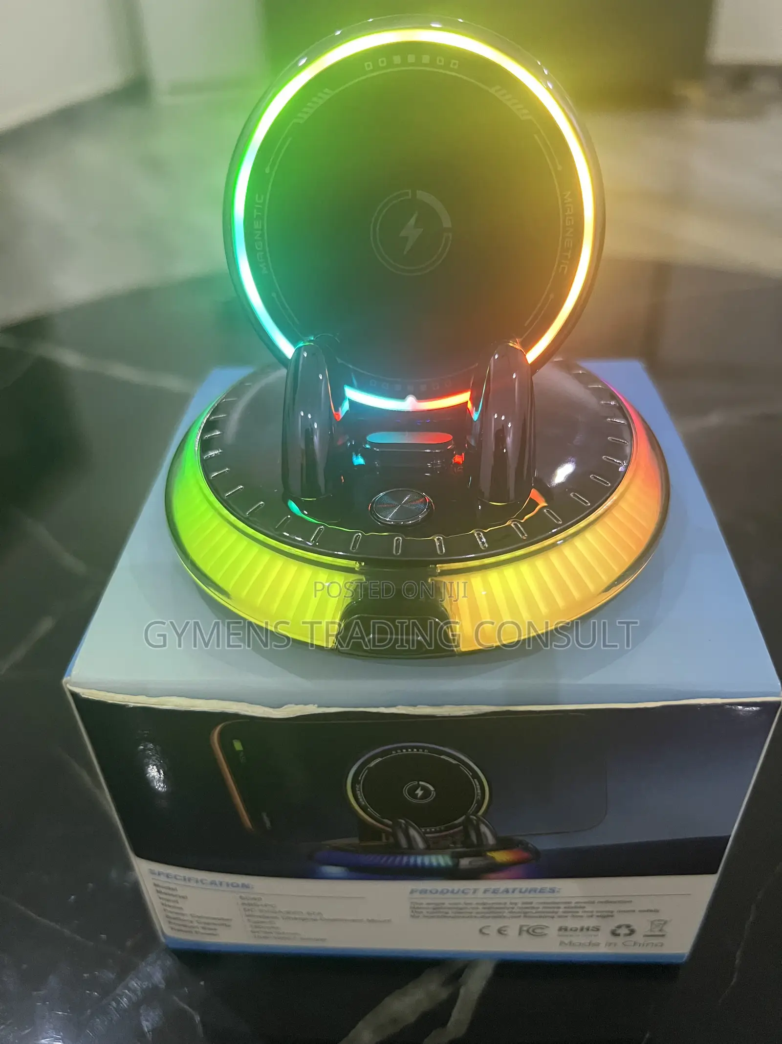 Wireless Charging Dashboard Phone Mount