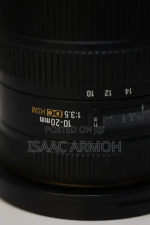 Sigma Lens Canon 10-20mm