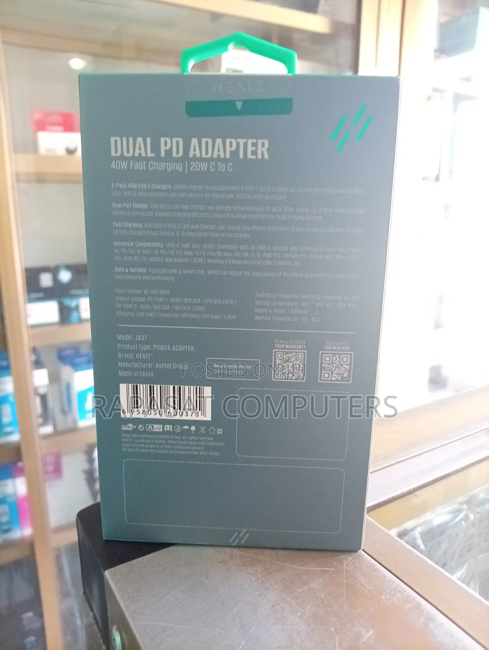 Heatz Za37 Dual Pd Adapter