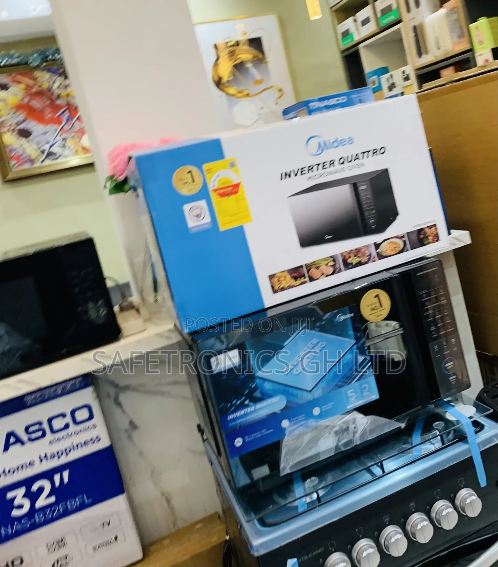 High Reliable Inverter Grey Midea 30L Solo Microwave