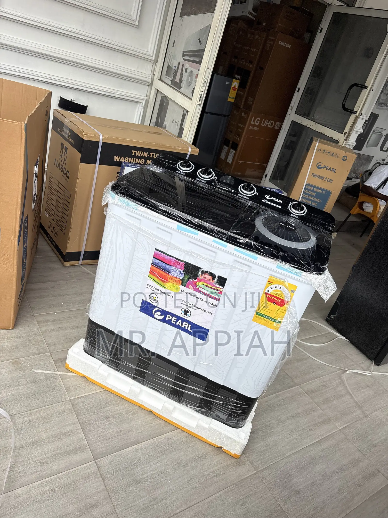 High Quality Pearl 11kg Twin Tub Washing Machine(Spin Dry)